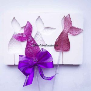 Forma Pirulito sereia c/3