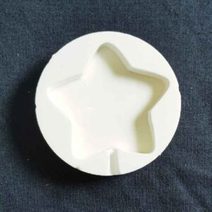 Molde pirulito de cristal estrela