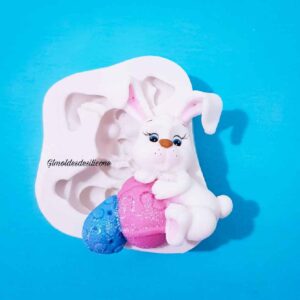 Páscoa Coelhinha com ovos