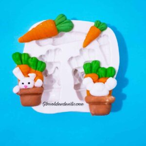 Páscoa vasinhos de cenouras