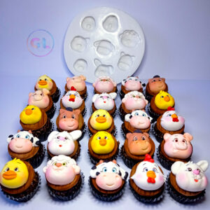 Fazendinha fofa mini cabecinhas