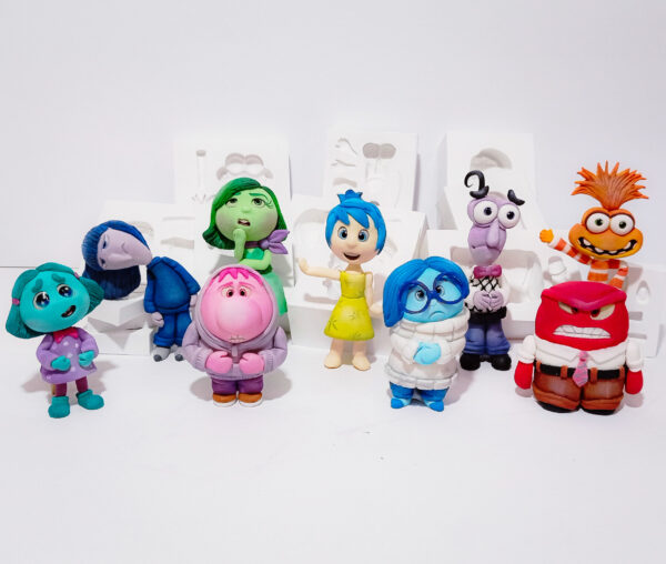 Kit Completo Coleção Divertidamente 2 com 9 personagens