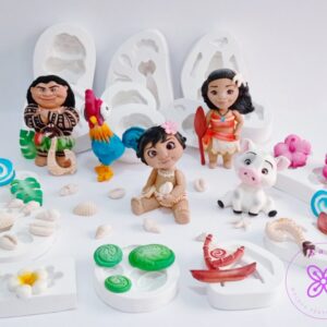Moana Kit completo personagens e elementos
