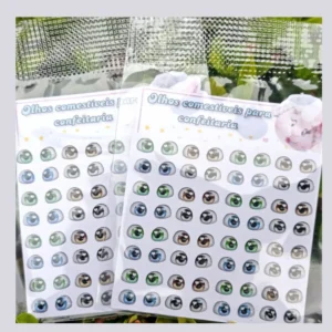 Olhos comestíveis Modelo 2 Coração