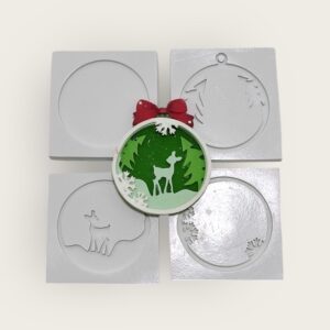 Molde Cervo 1 Efeito 3D