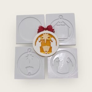 Molde Efeito 3D Presépio