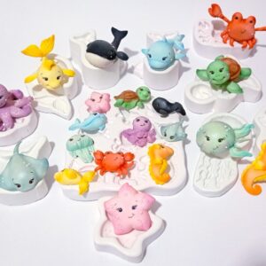 Fundo do mar fofo sem Miniaturas