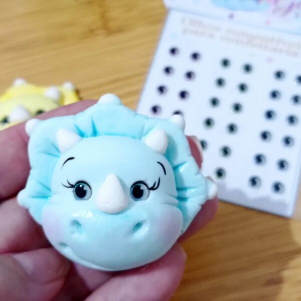 Olhos de gelatina 12 Azul