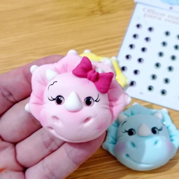 Olhos de gelatina 12 Rosa