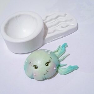 Fundo do mar fofo Água Viva