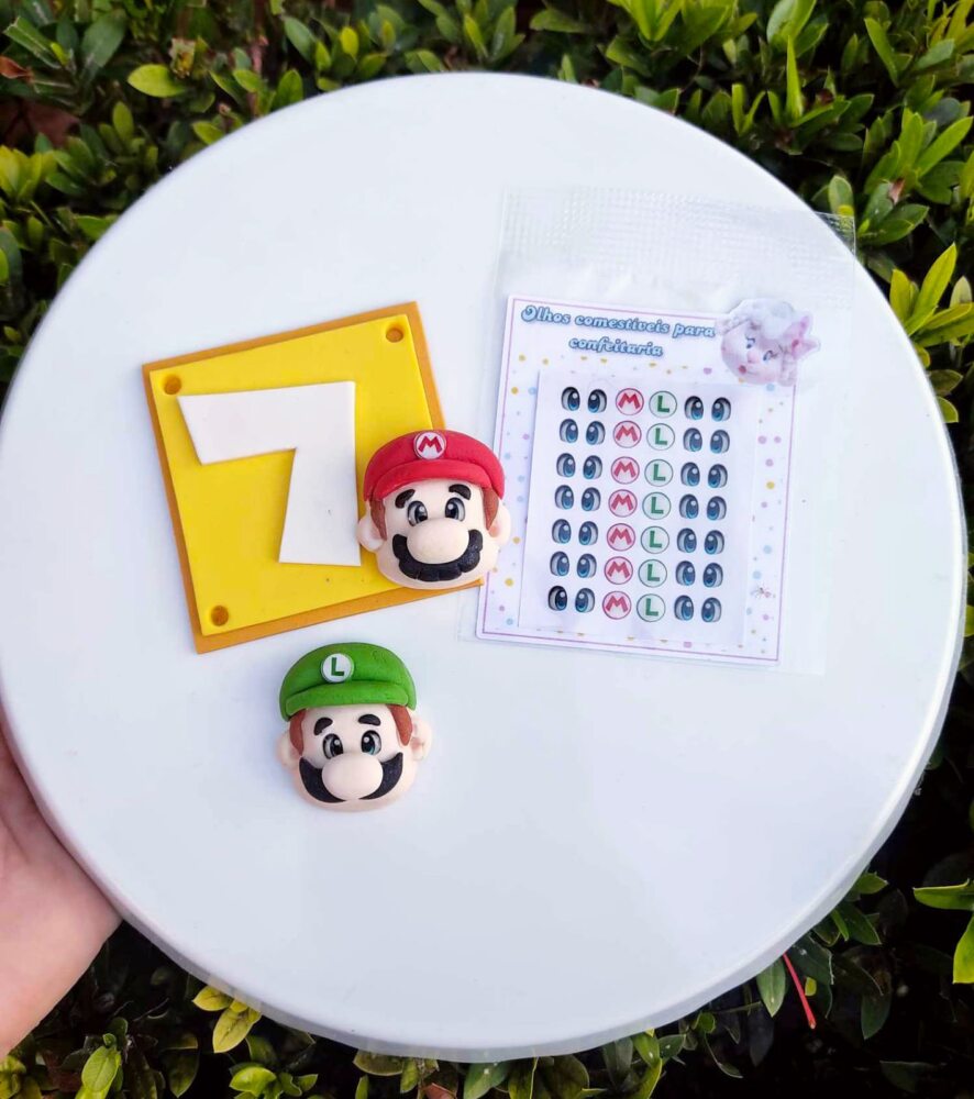 Olhos de gelatina Super Mario