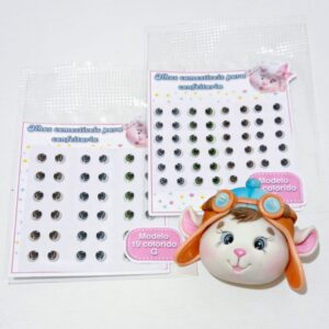 Olhos de gelatina 19P Colorido