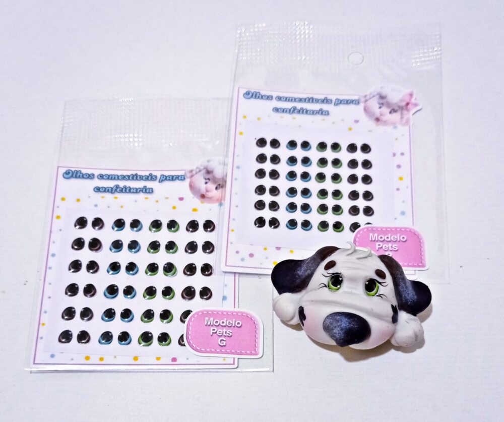 Olhos de gelatina Pets P