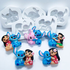 Stitch e Lilo juntinhos Kit completo