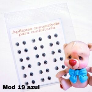 Olhos de gelatina 19G Azul