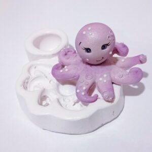 Fundo do mar fofo Polvo