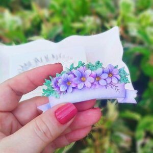 Faixa Floral Violeta
