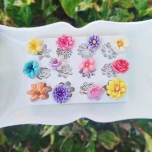 Mini flores jardim kit