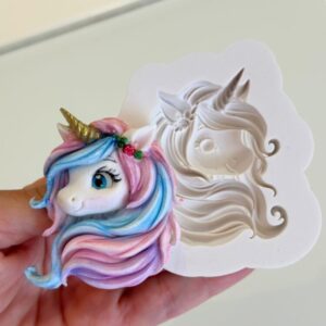 Cabeça Unicórnio fofo