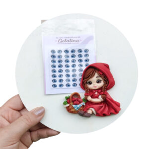 Olhos de gelatina Princesa 5 Azul Claro