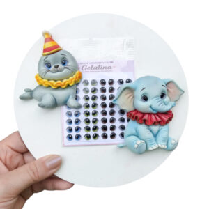 Olhos de gelatina Circo Vintage