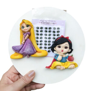 Olhos de gelatina Princesa 5 Verde