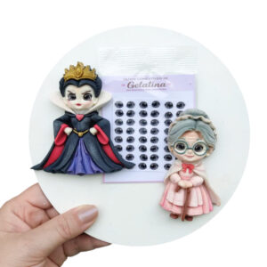 Olhos de gelatina Princesa 5 Preto