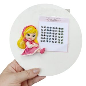 Olhos de gelatina fofurinha G colorido