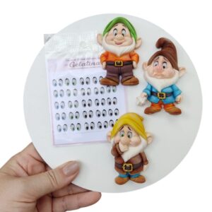 Olhos de gelatina Anões colorido