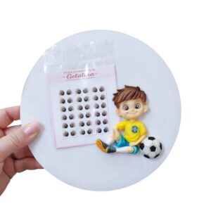 Olhos comestíveis de gelatina Universal 1 Marrom