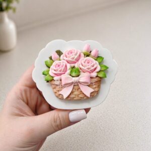 Cesta de Rosas jardim