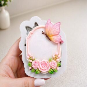 Moldura Borboleta jardim