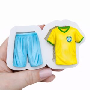 Uniforme de futebol 7cm