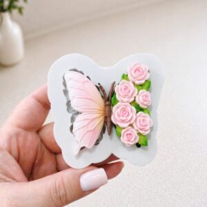 Borboleta Rosas jardim