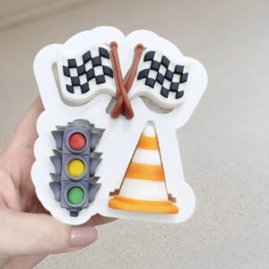Semáforo placa Cone
