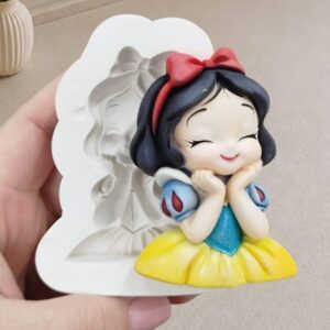 Princesa Meio Corpo Branca de Neve