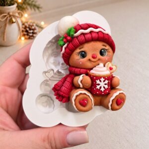 Bolachinha de Natal sentado