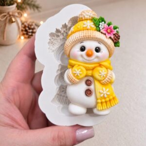 Boneco de neve fofinho Amarelo